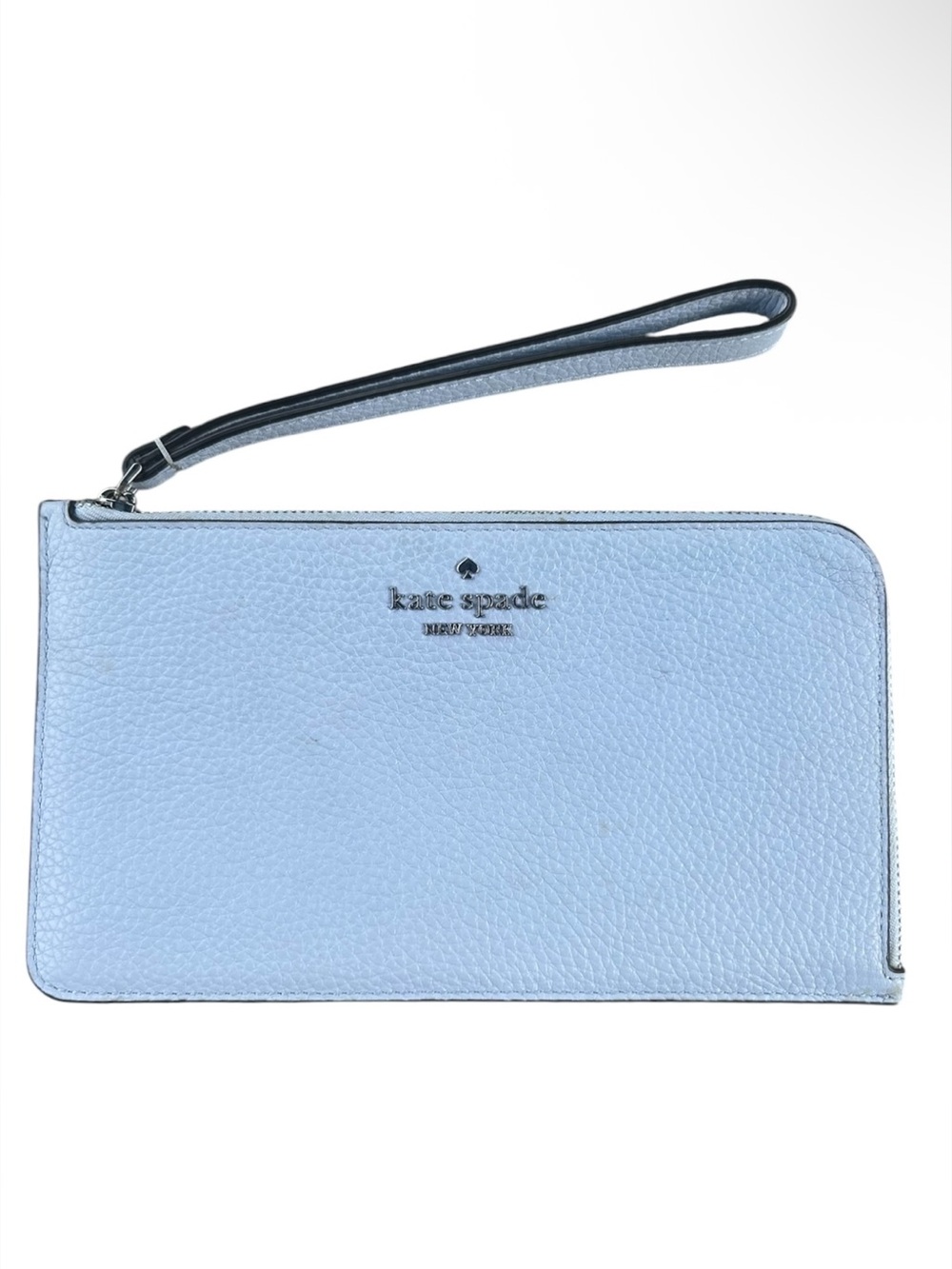 Kate Spade L-Zip Leather Wristlet
